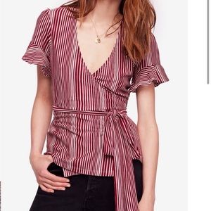 Free People Wrap Shirt
